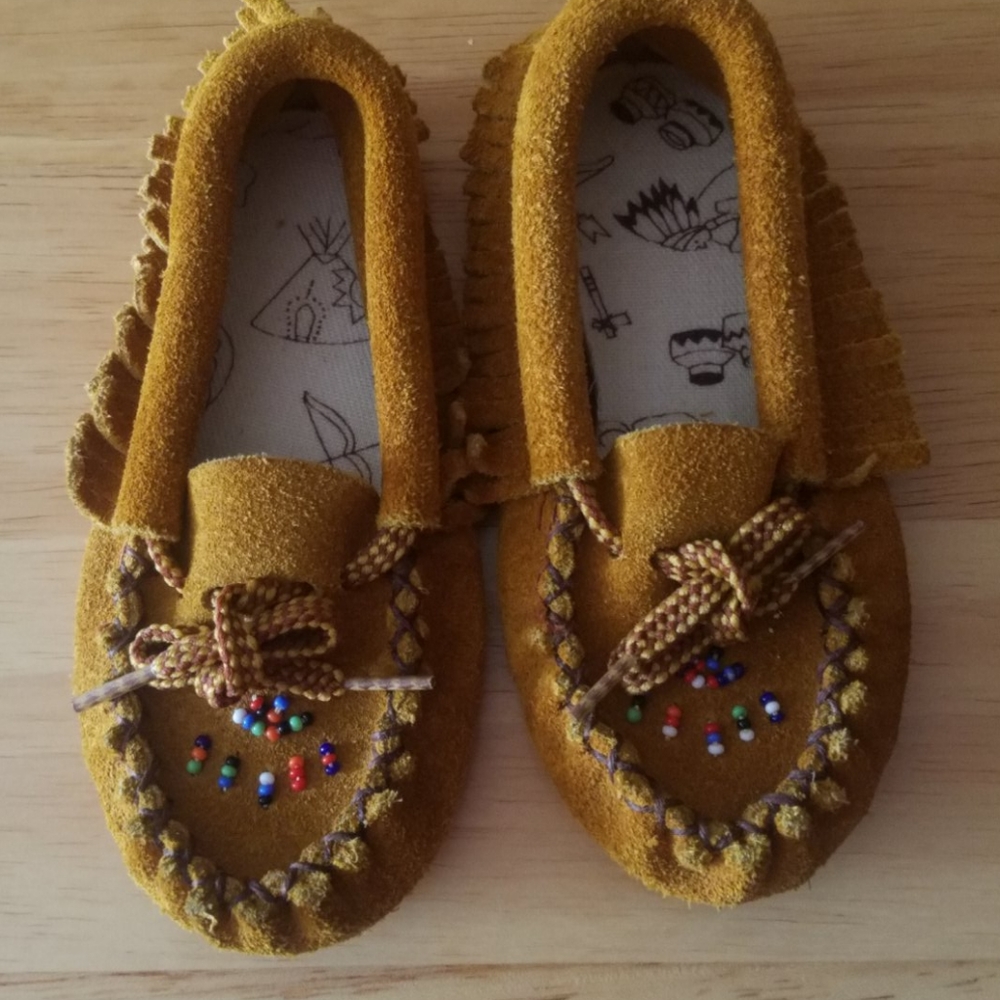 Children's Suede Moccasins